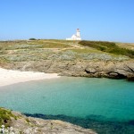 am Pointe des Poulains liegen die Buchten mit türkisfarbenen Wasser