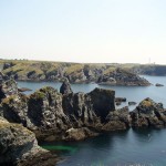 Blick von der Aiguille de Port Coton zum Pointe du Taluf