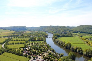 Das Tal der Dordogne zwischen Beynac und Castelnaud