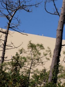 die Dune du Pilat lockt mit ihren 103 Metern Sandhöhe zum "größten Sandhaufen" Europas