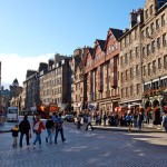The Royal Mile The Royal Mile in Edinburgh, Scotland
