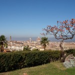 Florenz - Firence, Blick von Süden auf die historische Altstadt