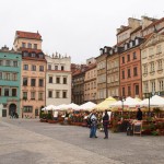 die historische Altstadt von Warschau wurde wieder aufgebaut