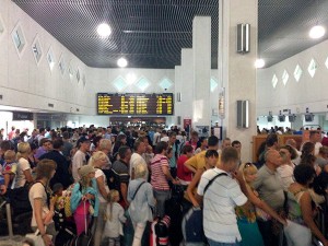 Chaos am Flughafen von Heraklion
