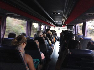 Busfahrt frühmorgens von Chania zur Samaria-Schlucht