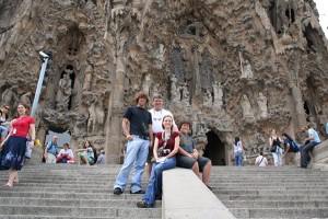Die Familia Sagrada in Barcelona