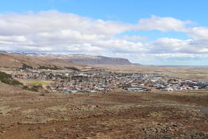 Blick über Hveragerði