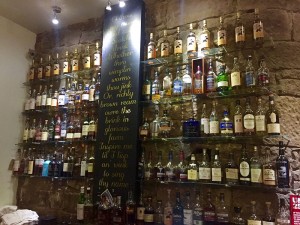 Die Whisky-Bar des Aracade kann sich sehen lassen. Foto: Hans-Martin Goede