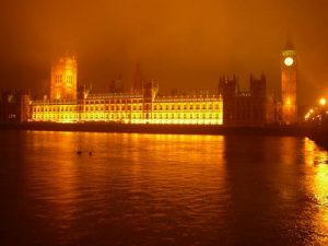 House of Parlament bei Nacht