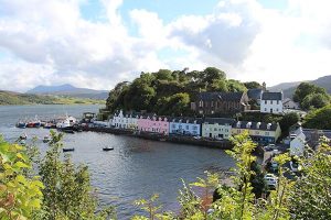 Portree, Hauptort der Isle of Skye