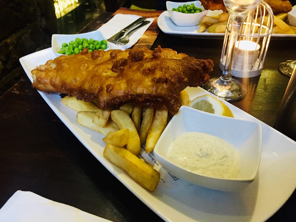 Der britische Klassiker: "Fish & Chips" in der Aracade-Version.