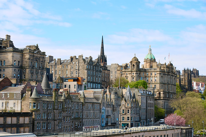 die "Old Town" von Edinburgh
