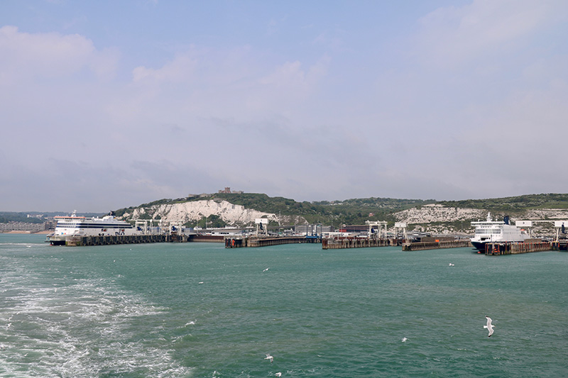 der Fährhafen von Dover