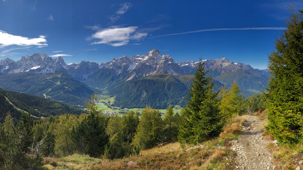 Panorama Sextner Dolomiten. Foto: Hans-Martin Goede