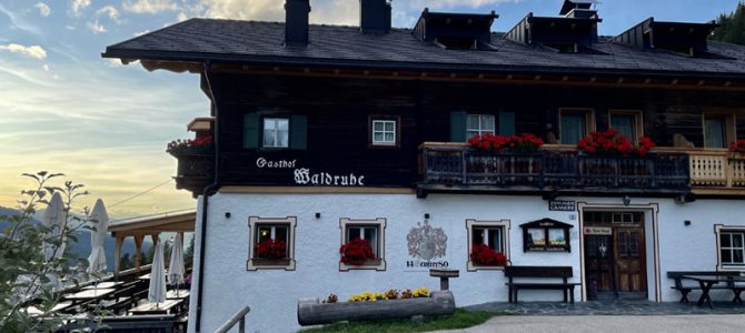 Gastrotipp: der Gasthof Waldruhe in Sexten
