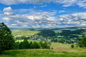 Blick über das Erzgebirge bei Schwarzenberg, Foto: Hans-Martin Goede