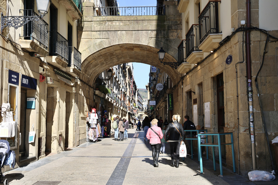 die ursprüngliche Altstadt von Donostia-San Sebastian