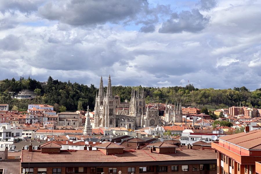 Blick über die Dächer von Burgos in Spanien, Foto © GOEDE