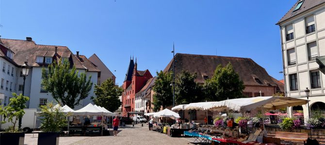 Sommershopping in Haguenau im Elsass
