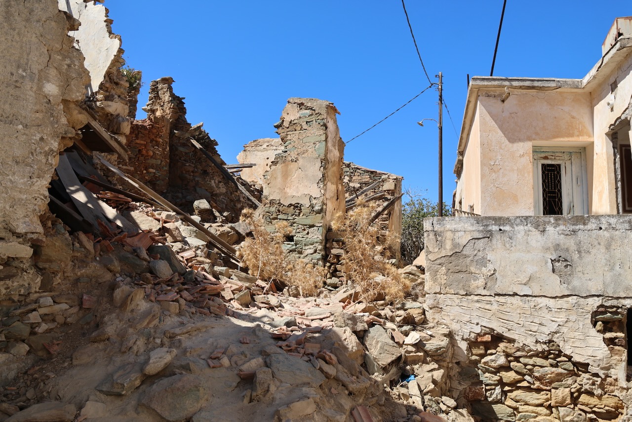 ACHLADA - ein „Lost Place“ bzw. das „Geisterdorf“ von Kreta, Foto © Hans-Martin Goede