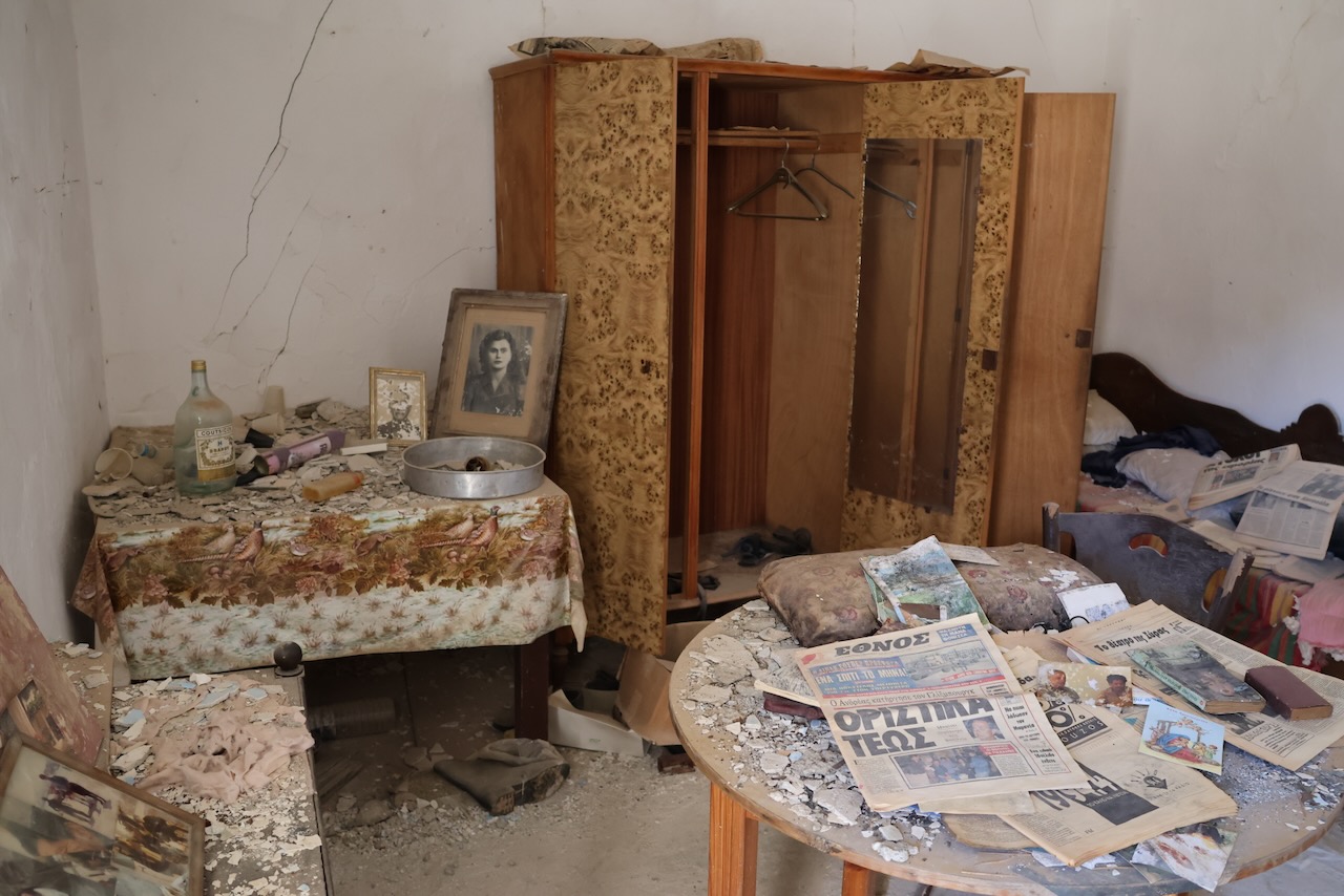 ACHLADA - ein „Lost Place“ bzw. das „Geisterdorf“ von Kreta, Foto © Hans-Martin Goede