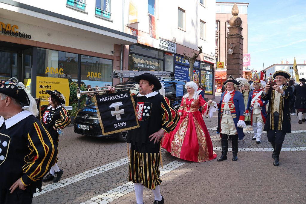 Der "Herr Landgraf" beim Aufzug, Foto Hans-Martin Goede