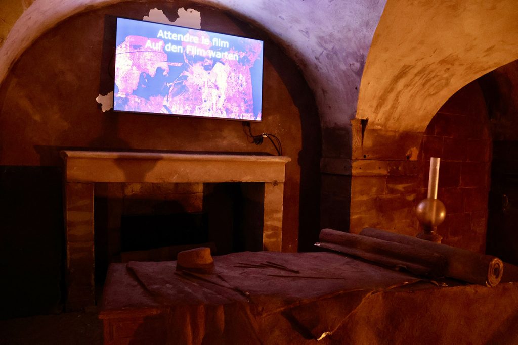 Die Filme in den Kasematten der Zitadelle sind mit einem Kopfhörer-Funk-Audio-Guide gekoppelt und zeigen filmisch die Belagerung von Bitche um Deutsch-Französischen  Krieg 1870/71. Foto GOEDE