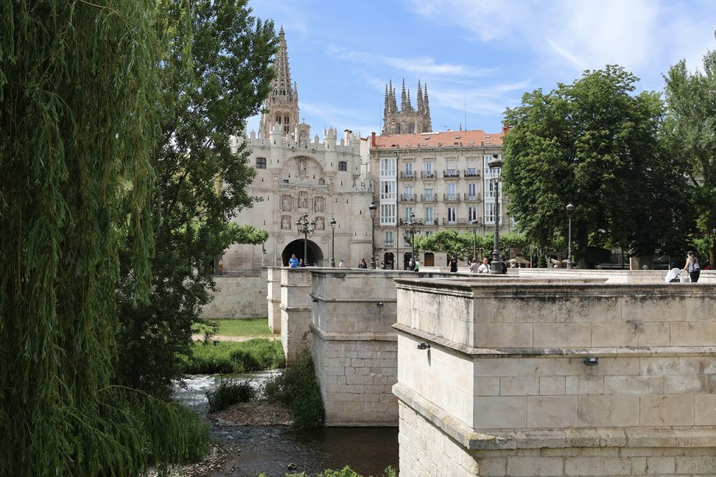 Blick auf die historische Altstadt von Burgos - im Hintergrund die Türme der Kathedrale. Foto GOEDE (2026)