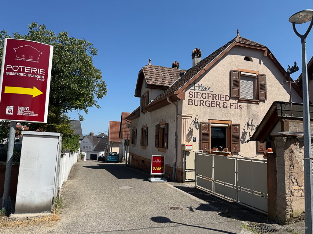 Die Töpferei Siegfried Burger in Soufflenheim. Foto GOEDE