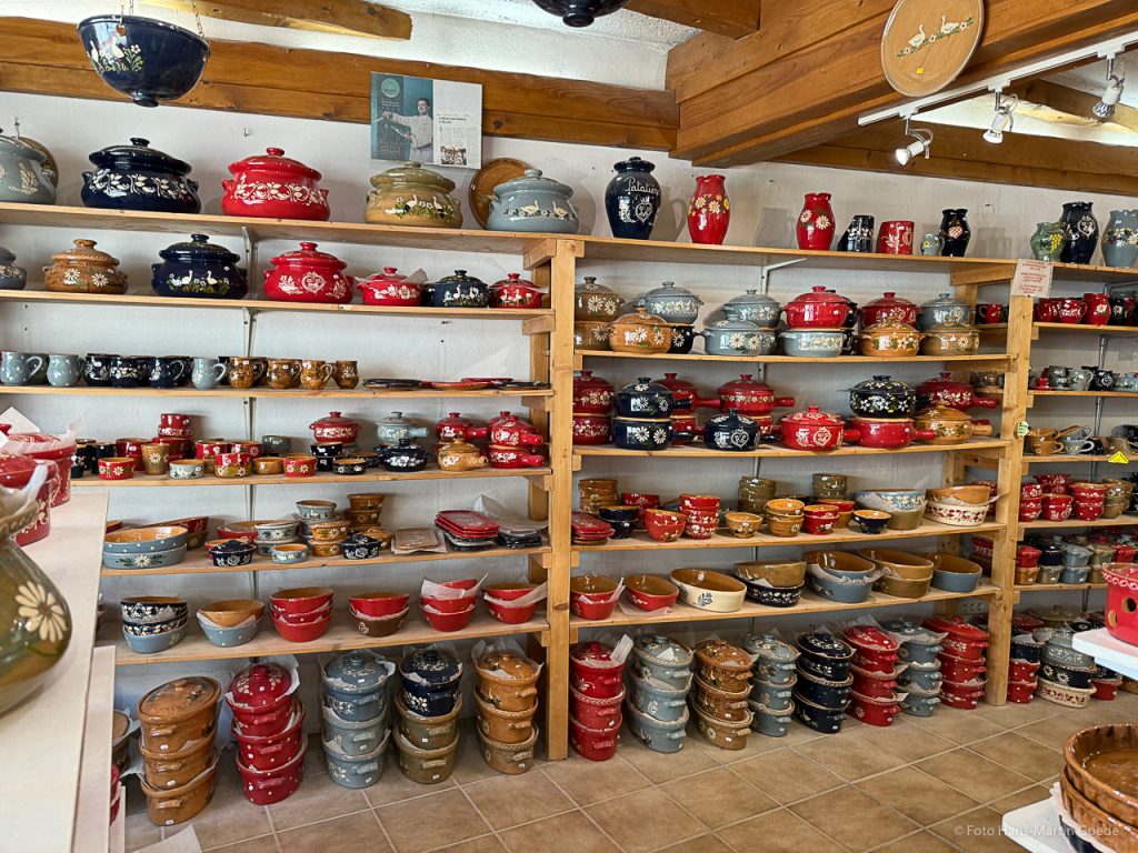 Farbenfrohe Handwerkskunst in Soufflenheim in der Töpferei Haas, Foto GOEDE